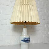 Scandinavian table lamp in Royal Copenhagen earthenware for Fog & Morup, Lampshade Le Klint
