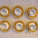 Coffret de six tasses à café ancienne par Bernarnaud