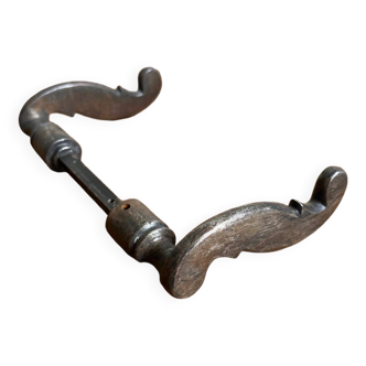 Old cast iron door handle