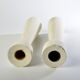 Pair of Scandinavian wood candle holders