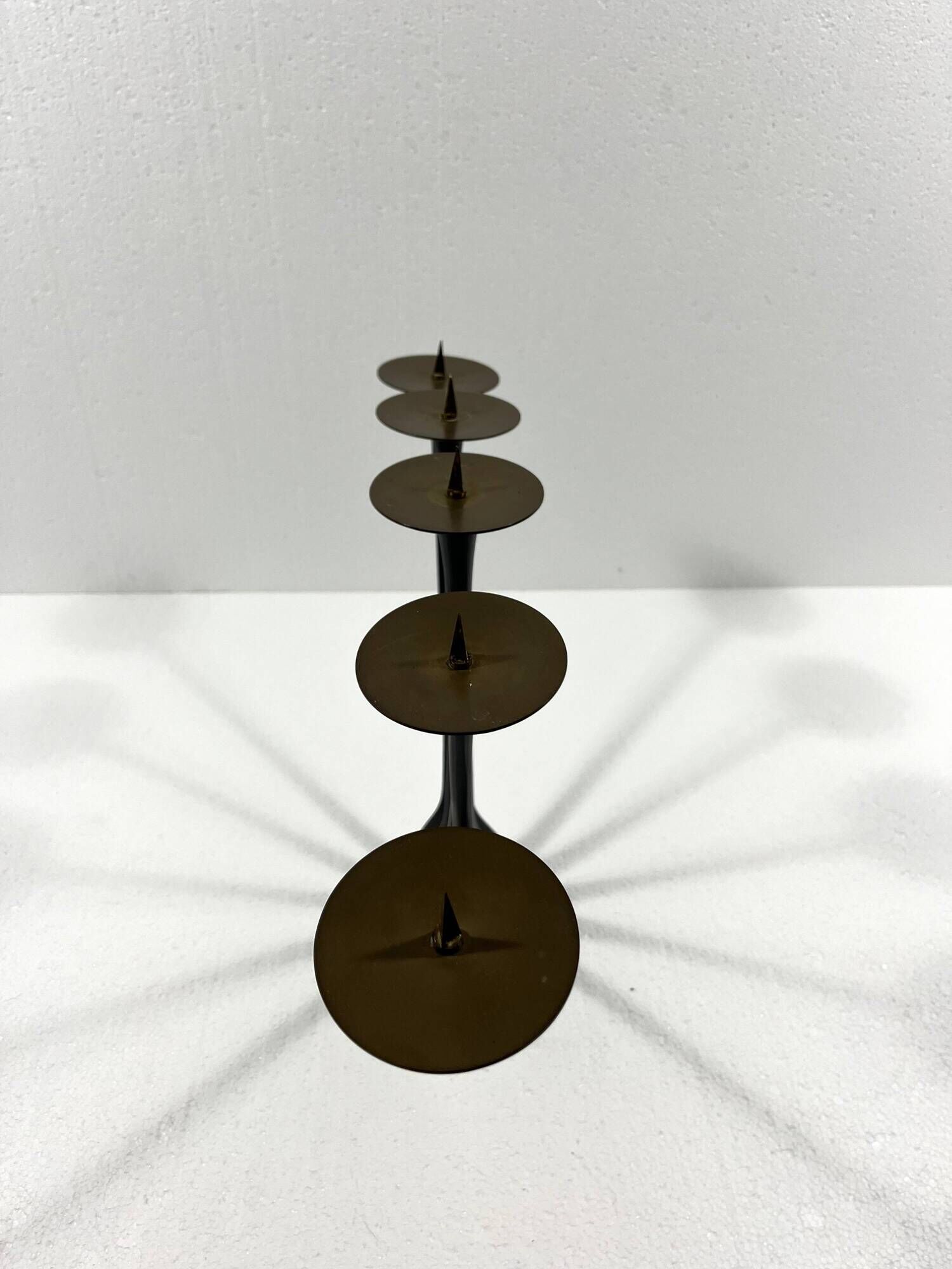 Large bronze candle holder by Klaus Ullrich 1950's