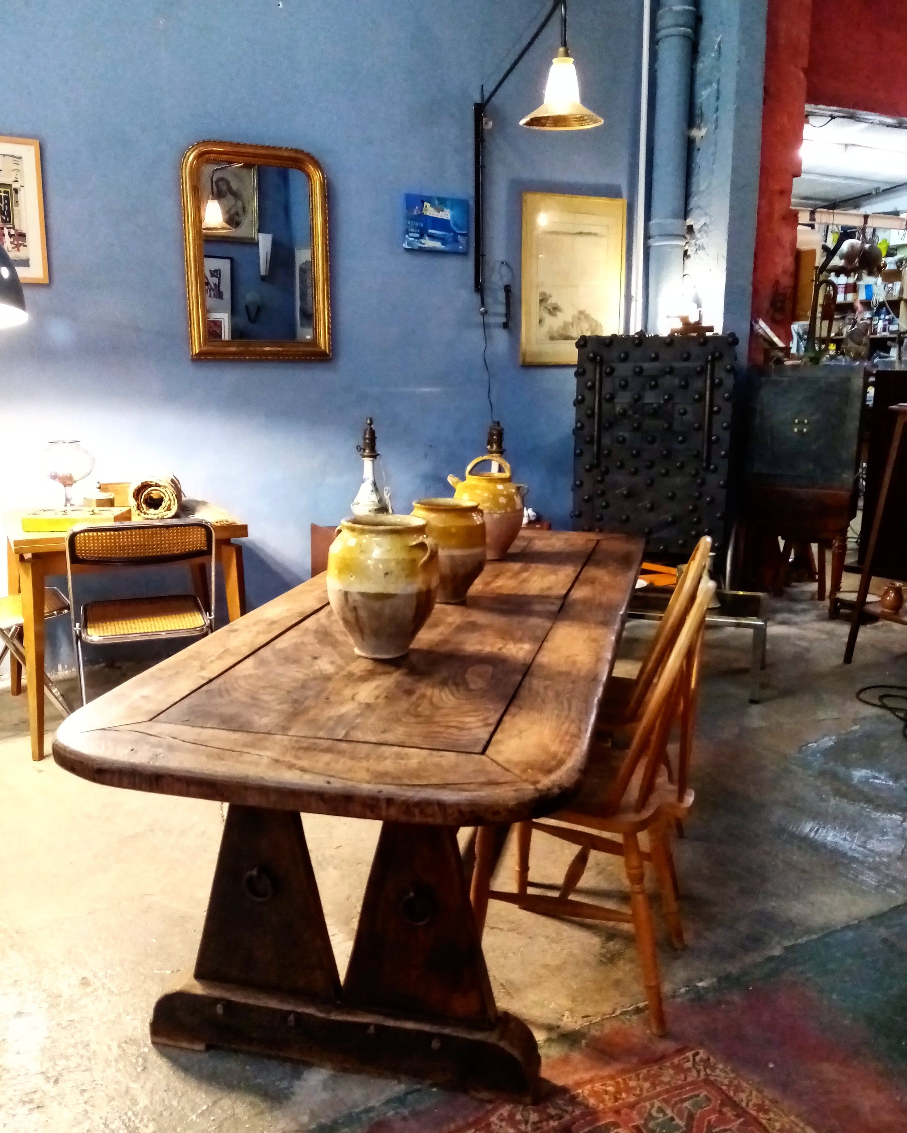 Brutalist farm table