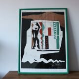 Lithographie Le modulor Le Corbusier