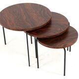 Round nesting tables 'Eindhoven' mid century