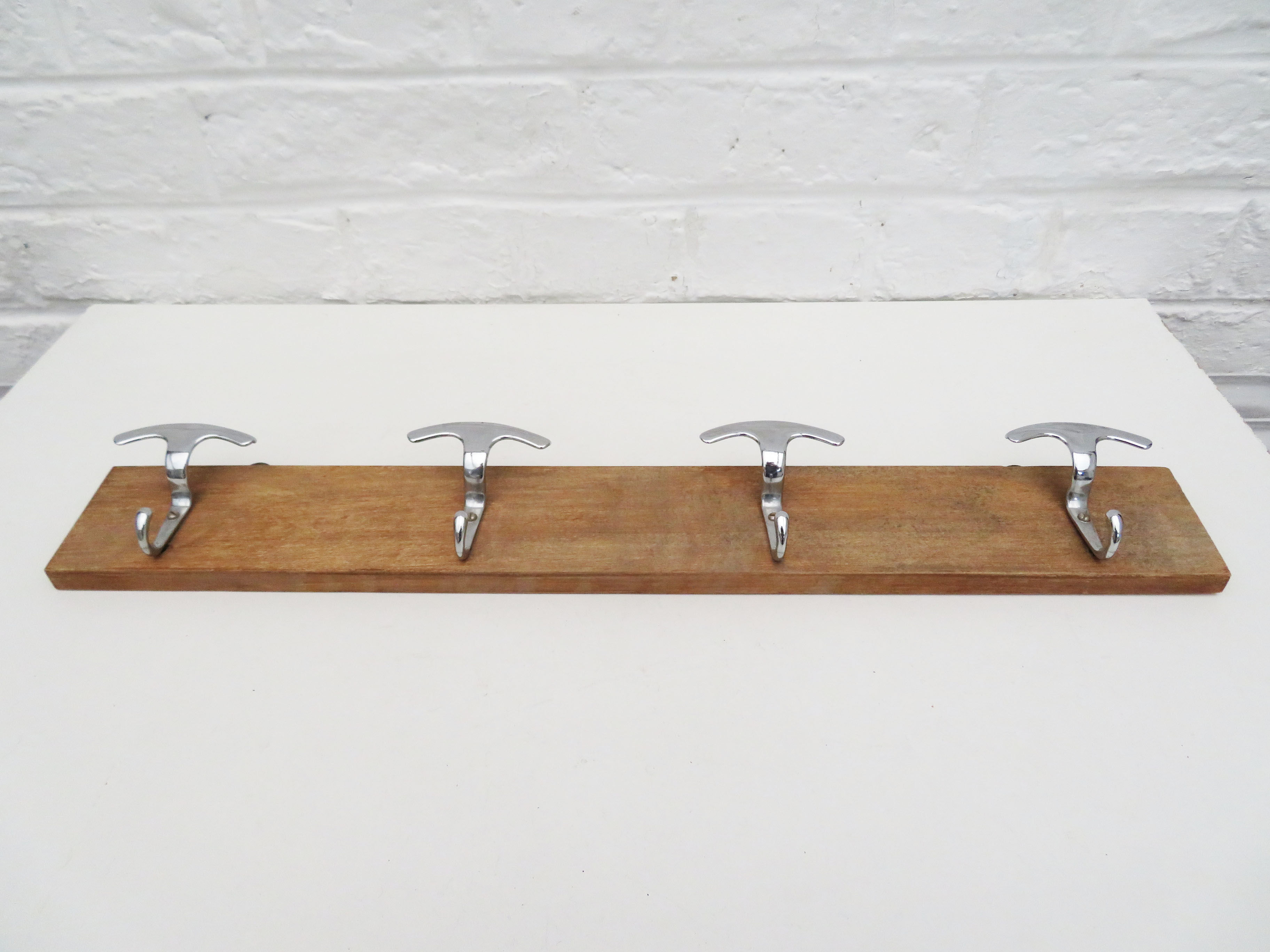 Vintage wood wall hanging Coat Rack