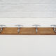 Vintage wood wall hanging Coat Rack