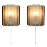 Couple of 1960s wall lamps by Doria