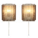 Couple of 1960s wall lamps by Doria