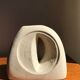 Carved stone lamp signed Arsène Galisson - 1980s