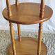 Table d'appoint ronde en bois massif - mid.XXeme
