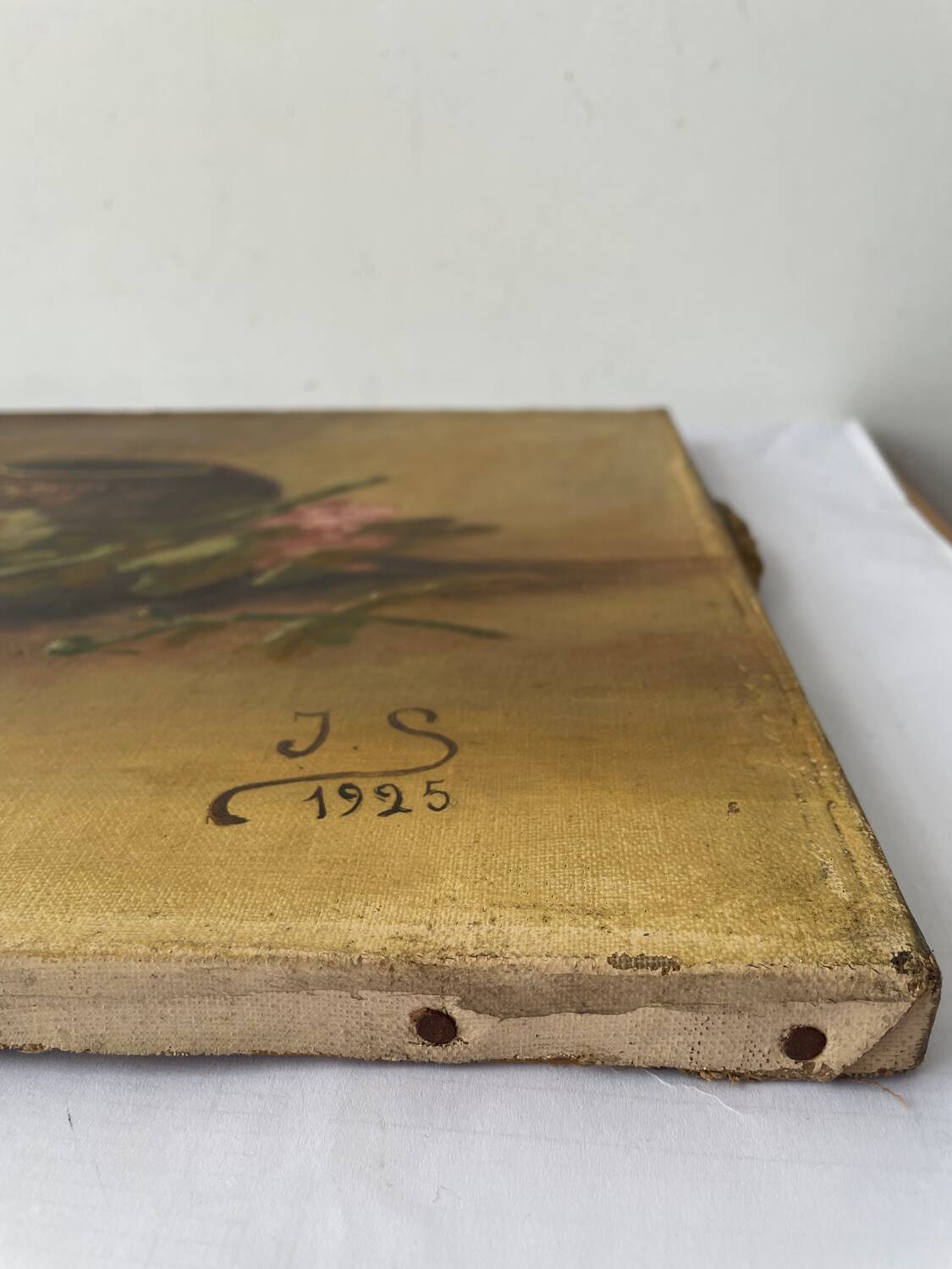 Still life old painting