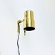 Scandinavian Brass V 324 Wall Light/Sconce by Hans Agne Jakobsson, Sweden, 1960s