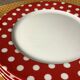Polka dot plates Guy Degrenne