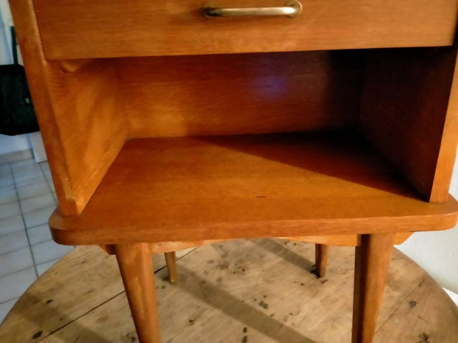 Vintage bedside table