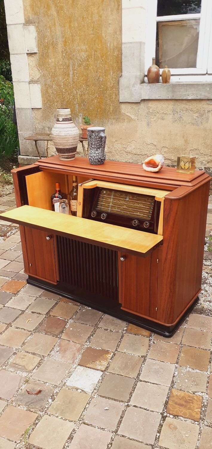 Art Deco Bar Furniture 1950 rosewood and mahogany