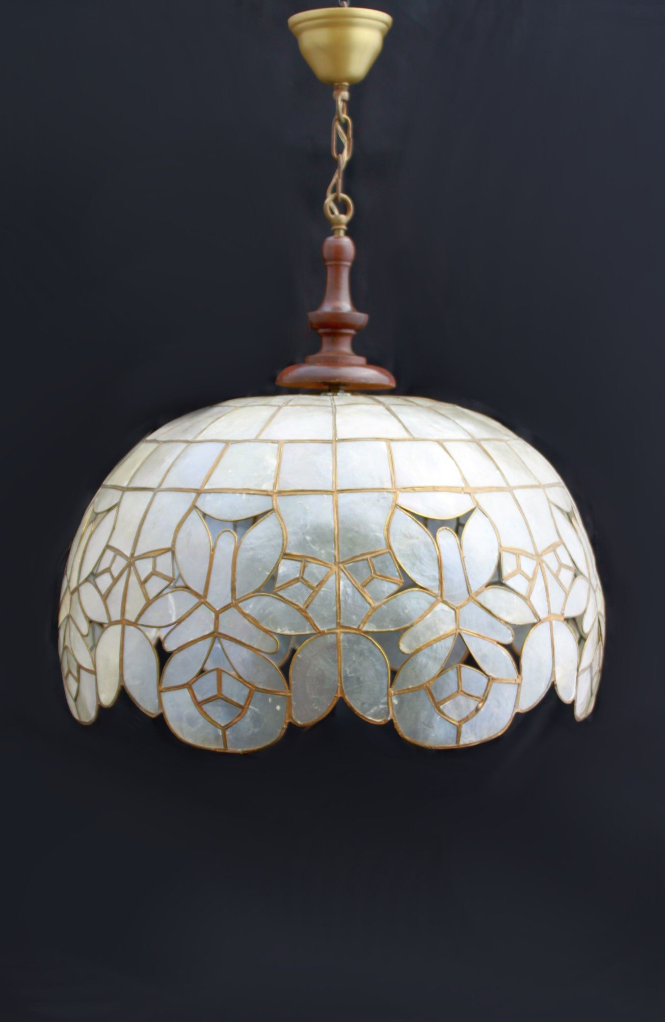 Lustre en nacre de Capiz, 70