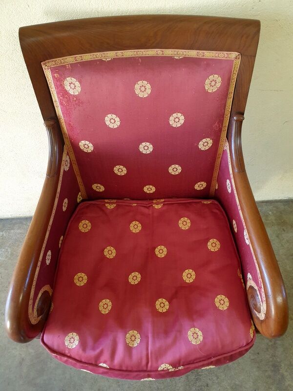 Mahogany shepherdess - Empire style - XIXth century