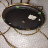 Set of 2 table lamps Hustadt Leuchten in vintage golden brass