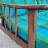 Vintage Scandinavian 2-seater sofa bench - 1950s