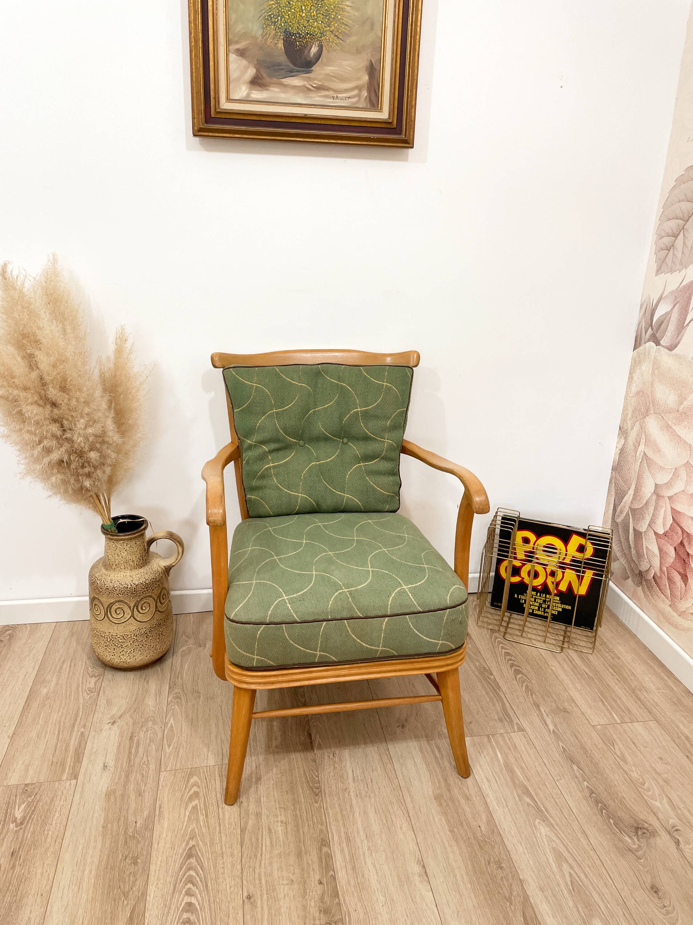 German armchair from the 1950s - Scandinavian style