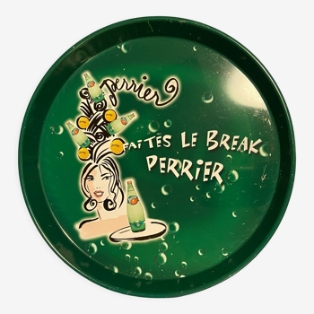 Perrier advertising tray