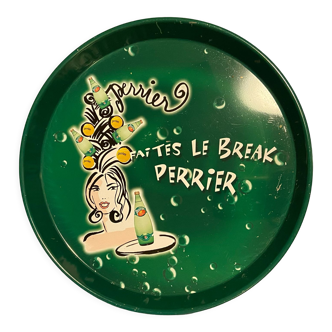 Perrier advertising tray