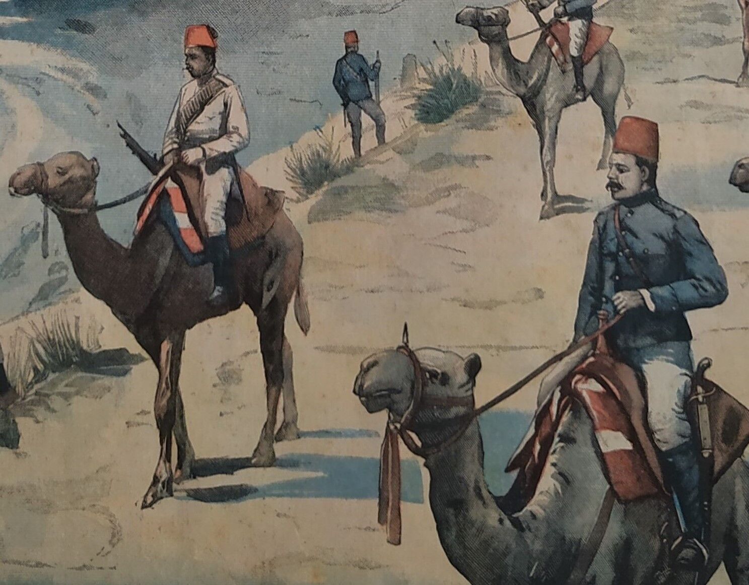 The Baltic squadron crosses the Suez Canal in 1904