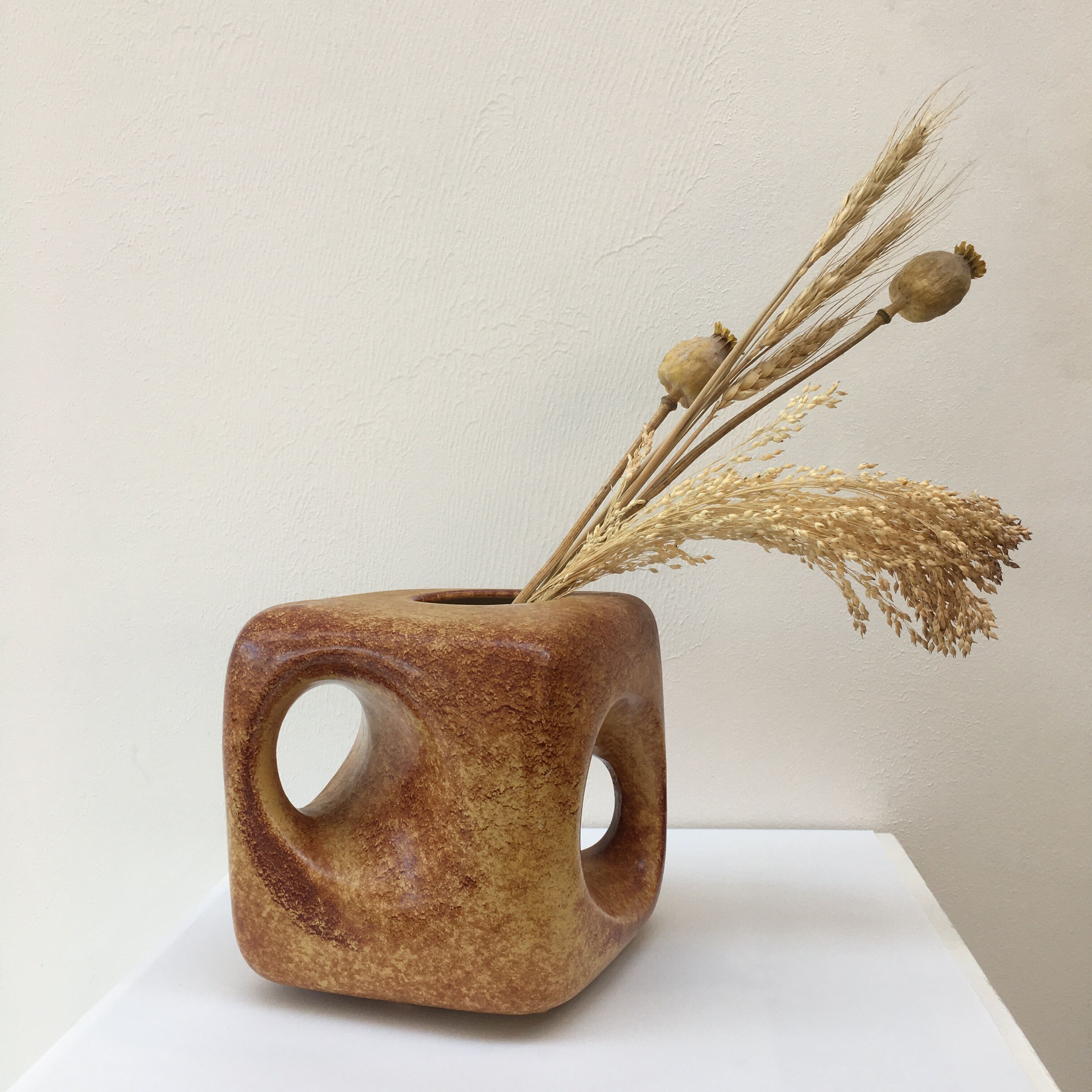 Vintage Italian ceramic vase 60s