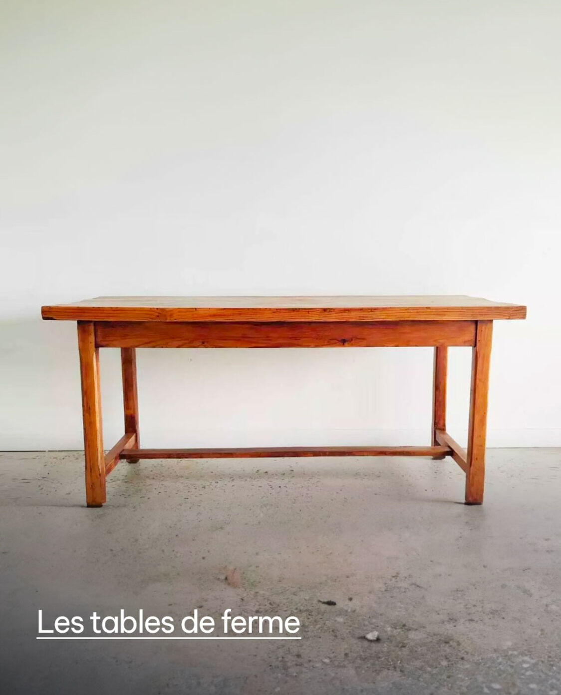 Les tables de ferme