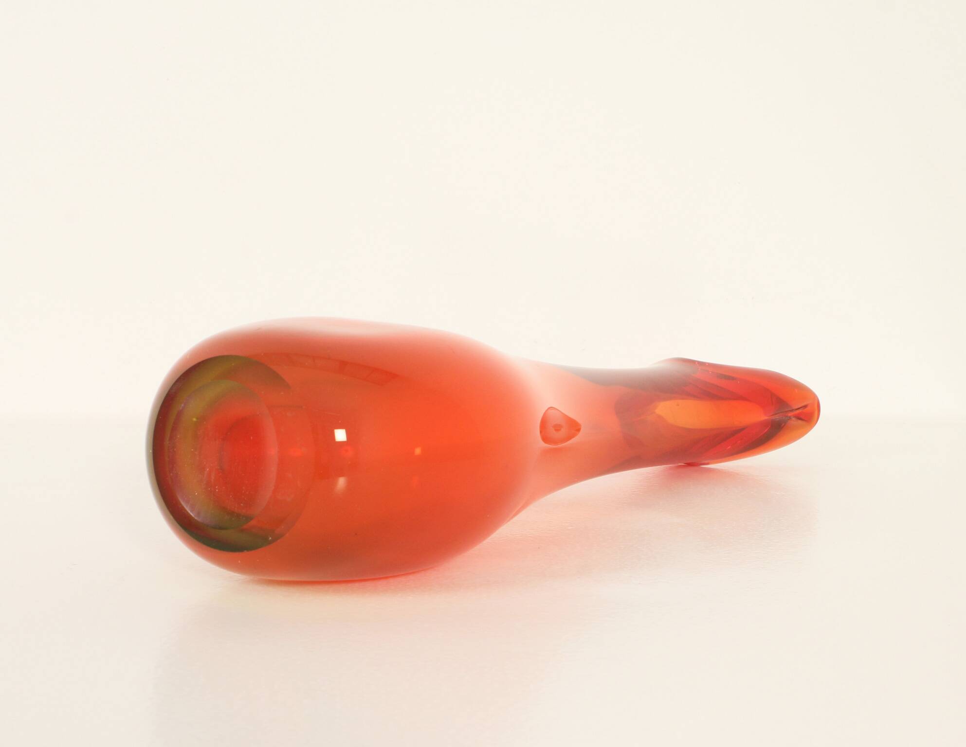Murano glass vase with a wide neck, Italy, 1960s