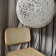White rattan hanging lamp
