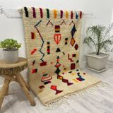 Tapis berbère en laine fait main 200 x 100 cm