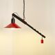 Danish suspension with balance counterweight