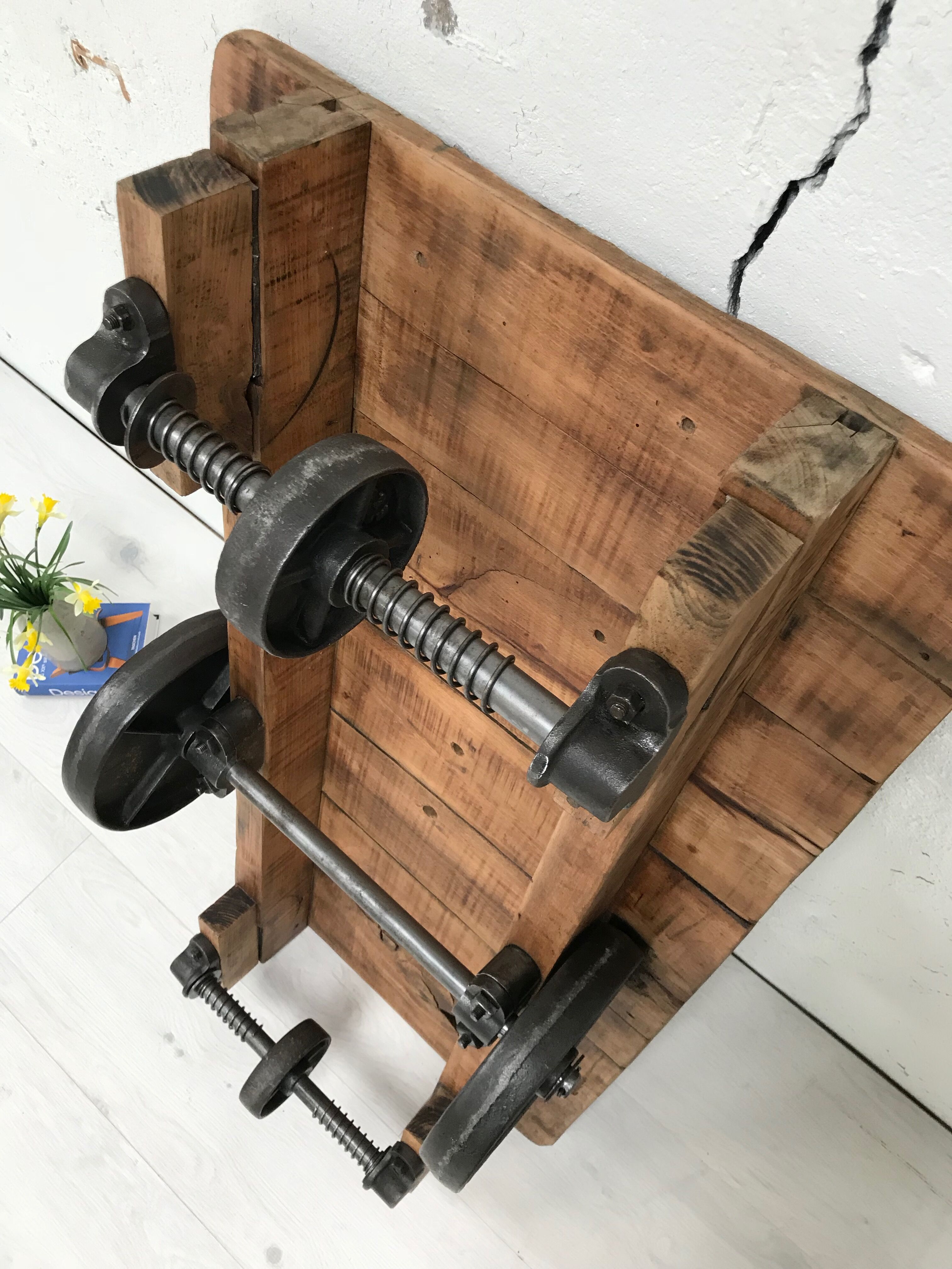 Industrial coffee table