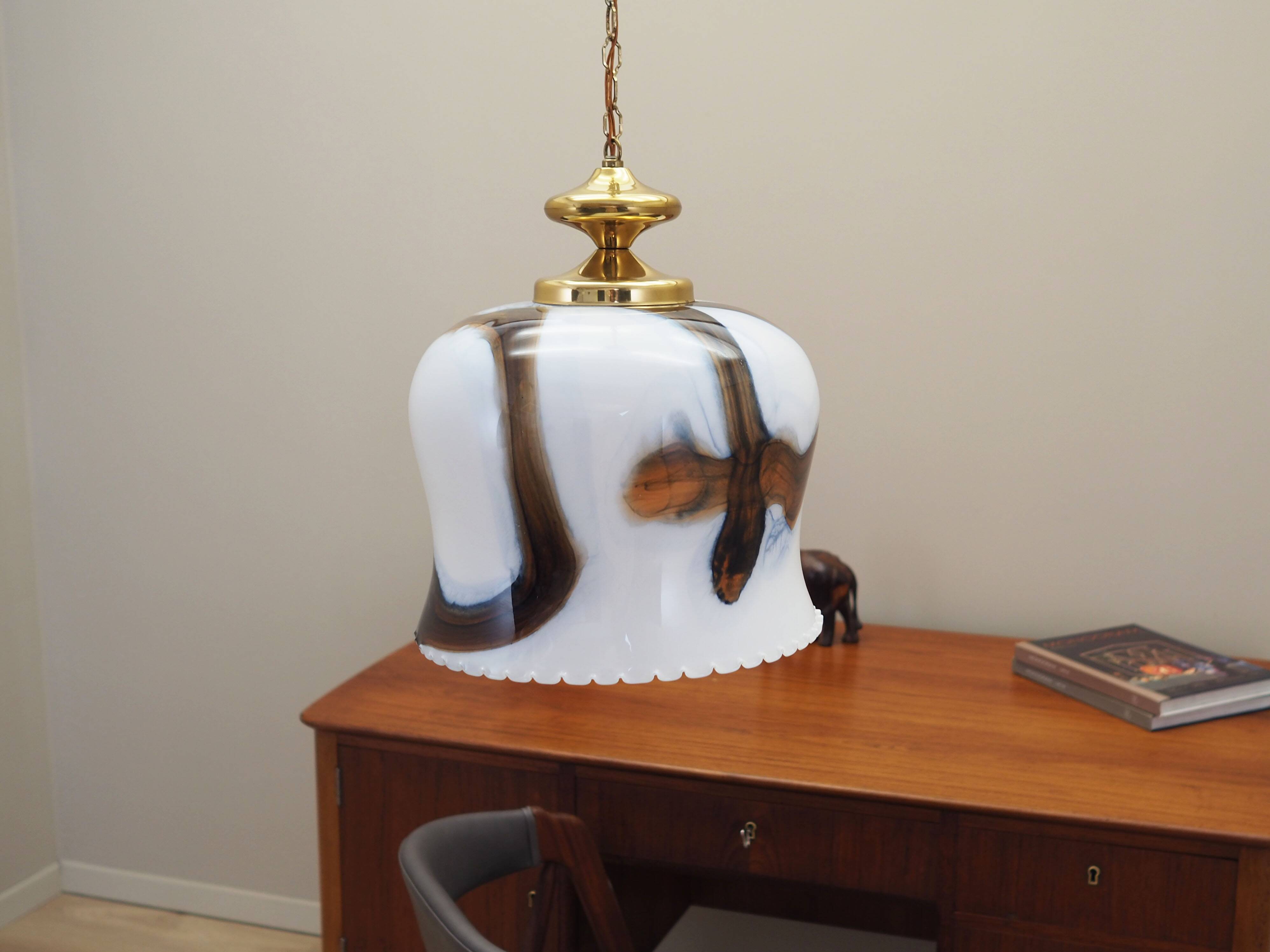 Pendant lamp, Danish design, 1970s, production: Denmark