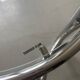 round and rotating coffee table in glass and chrome, design 1970