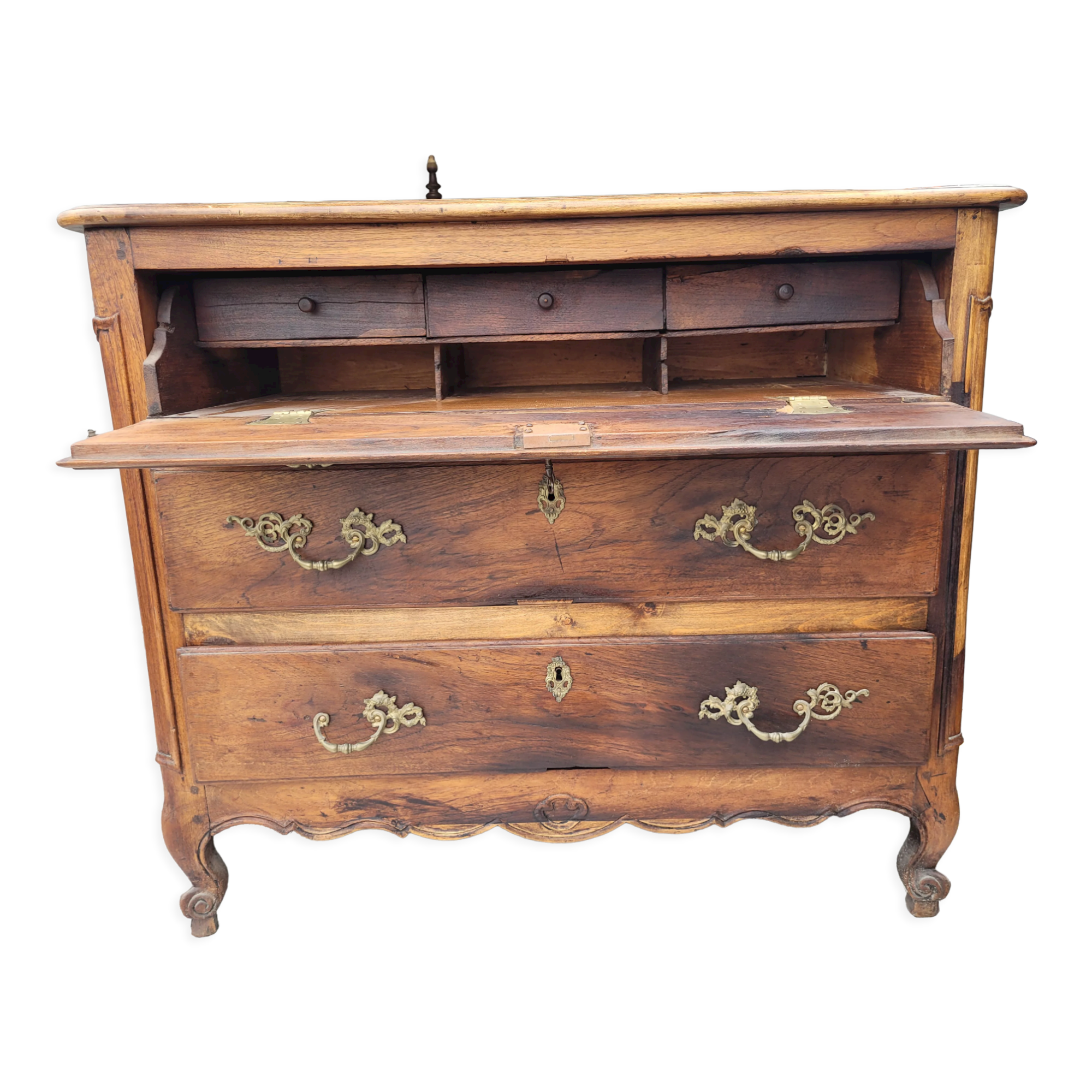 Commode pantalonnière noyer