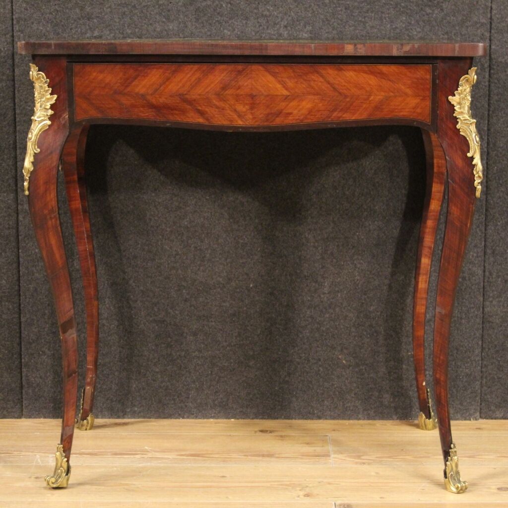 Writing desk in inlaid wood