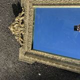 Antique mirror in Napoleon III style, richly carved gilded frame, 19th century
