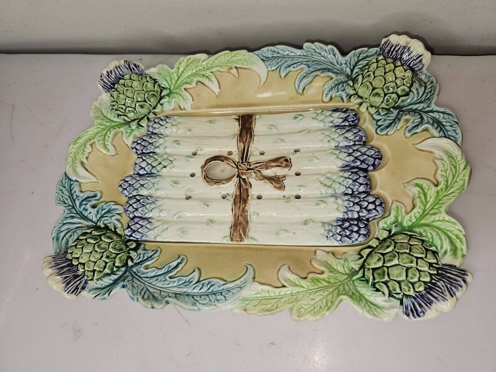 Asparagus dish in slip