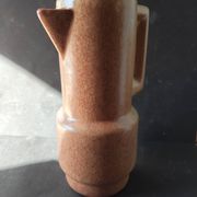 Pichet vintage en céramique mouchetée, années 1970