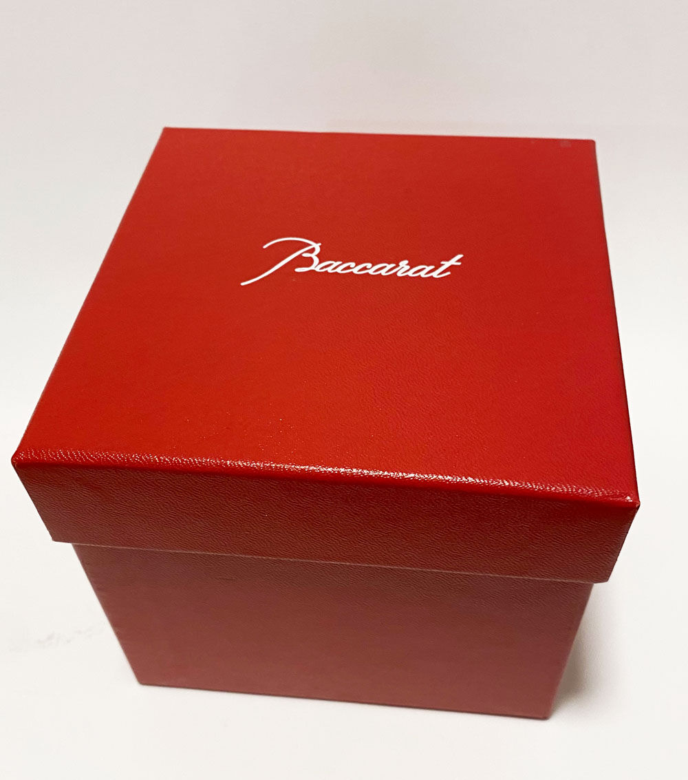 Baccarat clock with original box