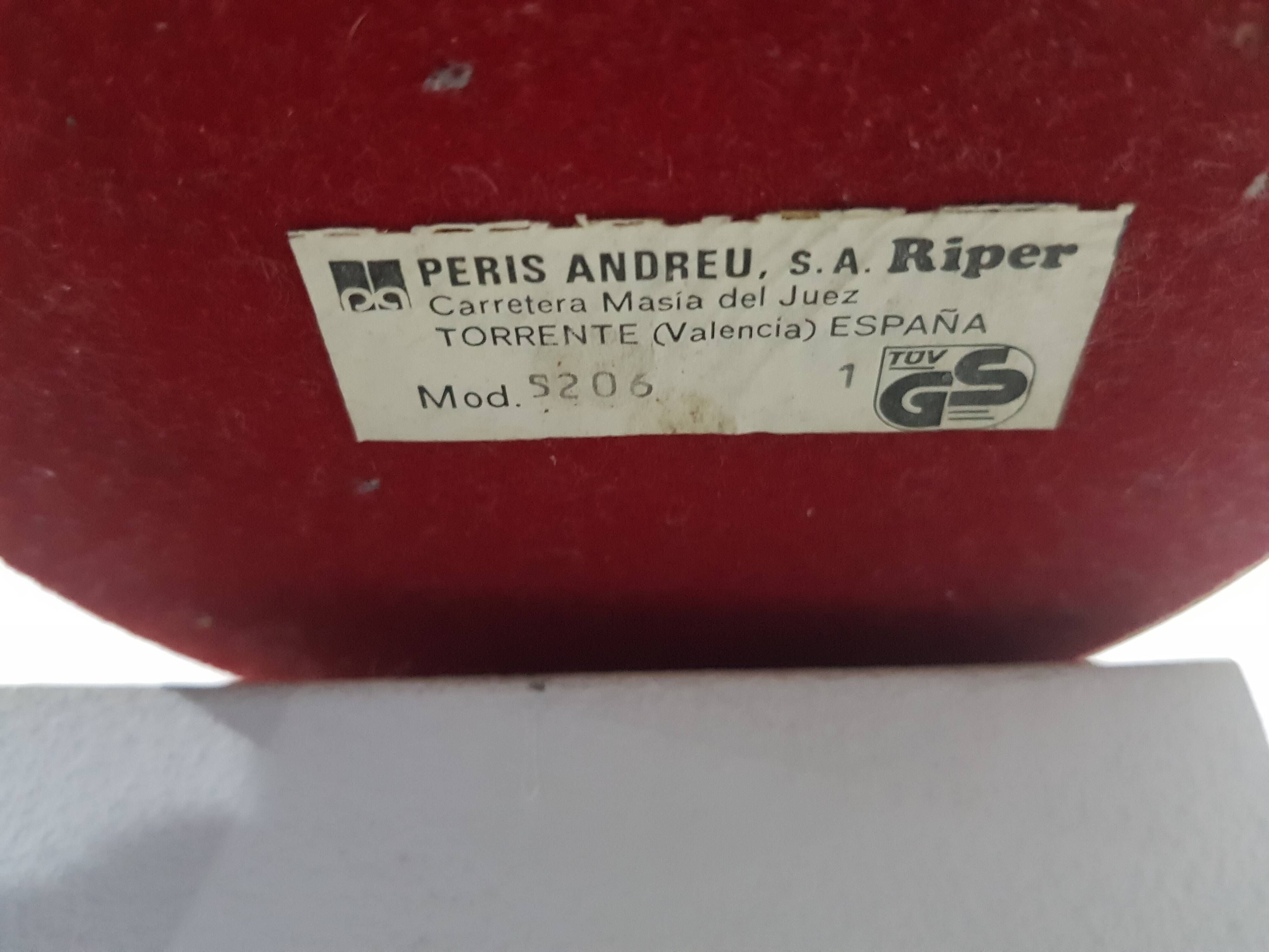 Lampe de table Peris Andreu, laiton doré, verre dépoli décoré, Espagne, années 60.