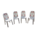 Set of chairs model "samba" Design Pierre Paulin for Henri Massonet, published by Stamp