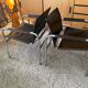Paire de fauteuils klinte, tord bjorklund en cuir marron 1980