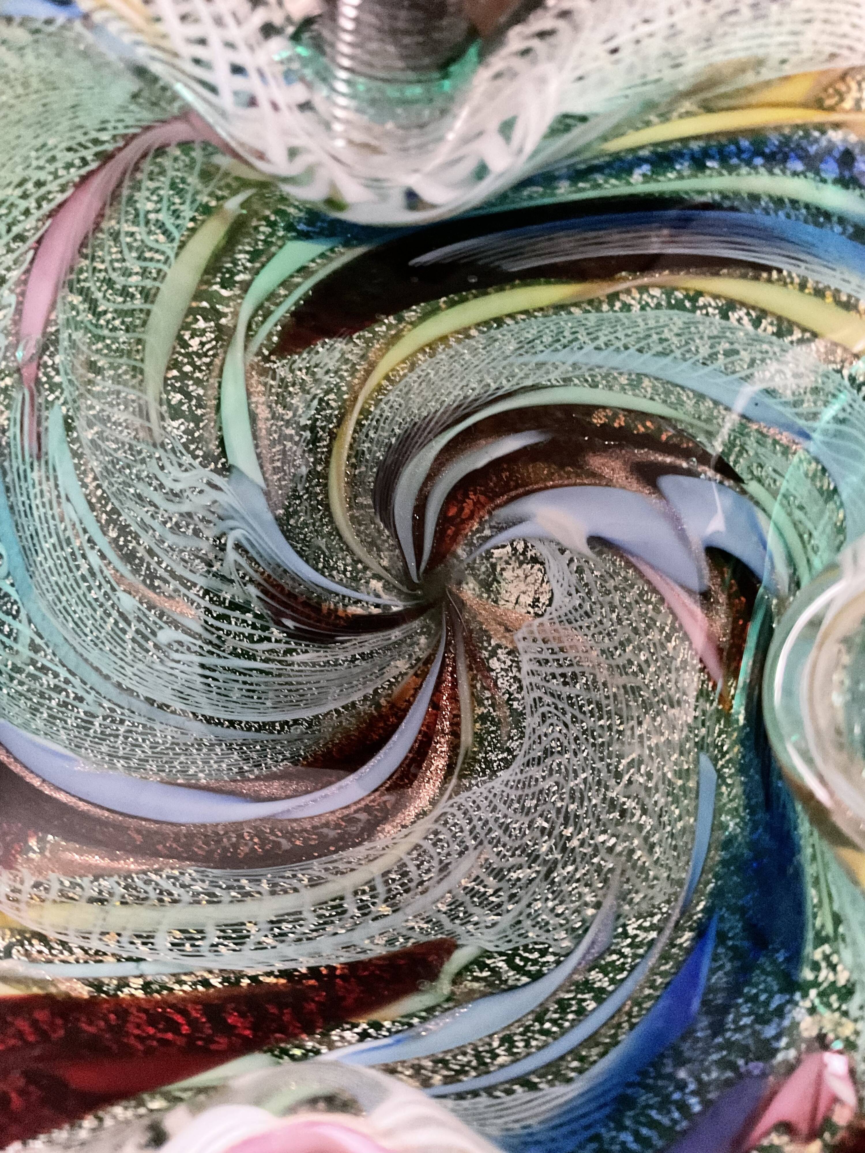 Trinket bowl in murano glass, circa 60