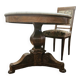 Restoration guéridon in mahogany and marble
