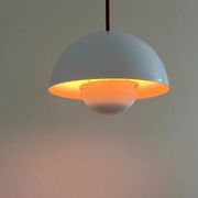Vintage Louis Poulsen Flowerpot Lamp - Verner Panton - VP1 - Enamel