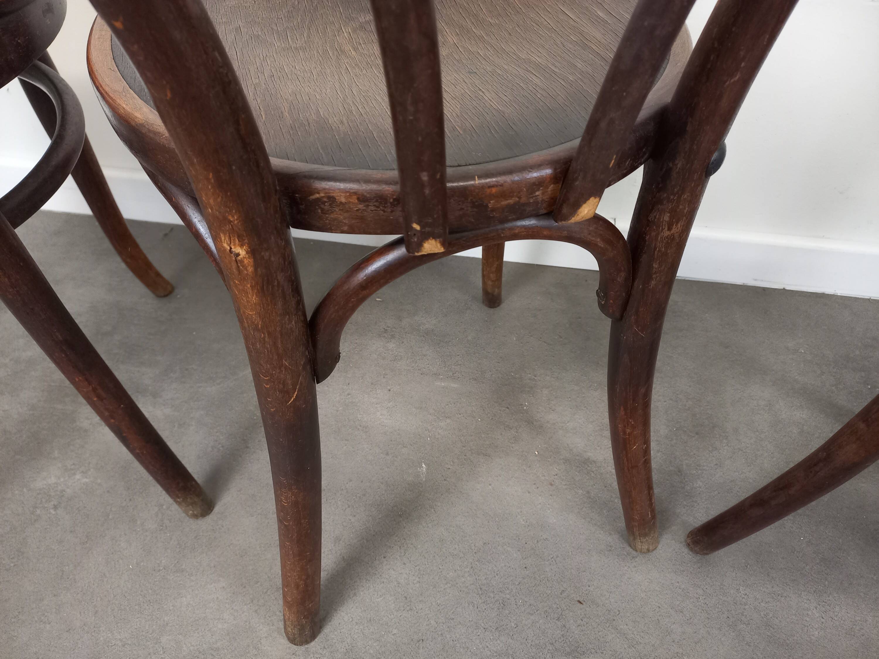 Thonet Bistro Chairs, Set of 6