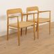 2 x Niels Otto Moller dining chairs | Model 56 | Oak | Restored